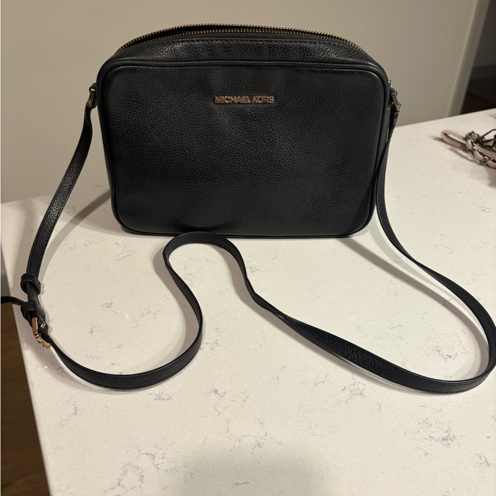 Michael Kors Black Leather Bag